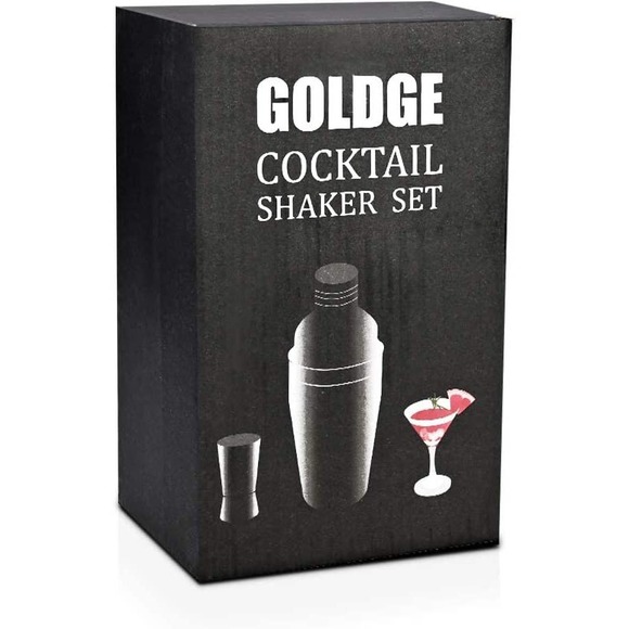 NIB - 9 PC Cocktail Stainless Elegant Shaker set - Picture 5 of 7